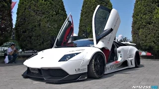 Liberty Walk Lamborghini Murcielago LB-R Power Craft Exhaust SOUND!