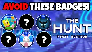 BADGES to AVOID!! (The Hunt Roblox)