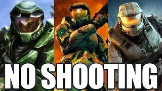 Beating the Halo Trilogy WITHOUT shooting? (Halo CE, Halo 2, Halo 3)