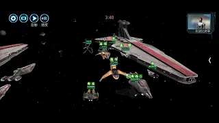 Swgoh - galactic republic fleet(marauder) vs galactic republic fleet(y-wing)