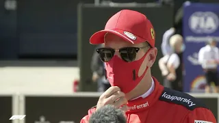 Sebastian Vettel after Qualifying Silverstone 2020
