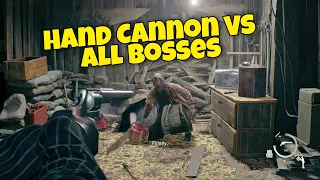 Hand Cannon Vs All Bosses - Resident Evil 4 Remake