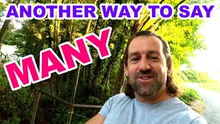 Another way to say MANY in English | Speak English Naturally