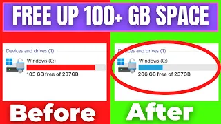 How To Free Up C Drive Space In Windows | 2022