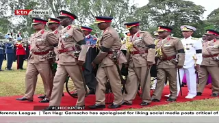 The final salute : General Francis Ogolla laid to rest in his rural home in Siaya county