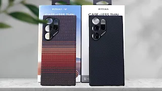 Pitaka MAGez 4 (Sunset & Black) - Samsung S24 Ultra