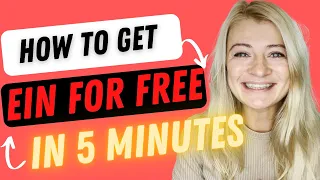 How To Get Your EIN For Your Business For FREE in 5 minutes