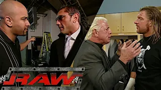 Batista & Evolution Backstage Segments RAW Feb 28,2005