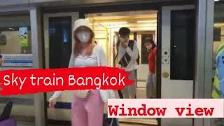 Bangkok Suvarnabhumi Airport Rail Link BTS Skytrain to Ratchaprarop| Metro View|How Easy?? #travel