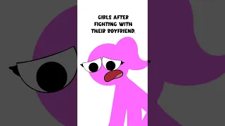 After Fighting: Boys vs. Girls (Animation Meme) #fyp #animation #memes
