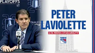 NYR at WSH: Peter Laviolette Postgame Media Availability | April 26, 2024