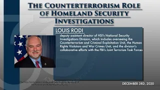 Policy Forum: The Counterterrorism Role of Homeland Security Investigations