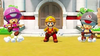 Super Mario Maker 2 - Story Mode Walkthrough Part 1 - Rebuilding the Castle