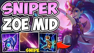 WTF?! MAX RANGE ZOE Q ONE SHOTS FROM 100% HP! HORIZON FOCUS IS INSANE - League of Legends