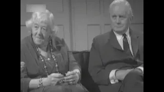 Margaret Rutherford and Stringer Davis on 'Late Night Line-Up', 1966