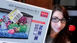 Betta Fish Tank Review and Unboxing | Aqua Culture 5 Gallon Aquarium  Kit | Tuesday Tank Reviews