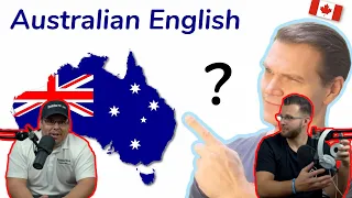 Americans React To AUSTRALIAN ENGLISH | Confused Canadian Investigates