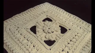 crochet mandala #18 square pattern/how to crochet mat