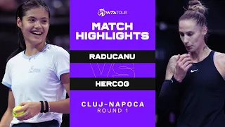 Emma Raducanu vs. Polona Hercog | 2021 Cluj-Napoca Round 1 | WTA Match Highlights