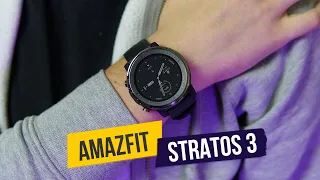Обзор умных спортивных часов Amazfit Stratos 3 // Смотрим на эволюцию популярной линейки Stratos