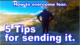 Overcoming fear sending a drop on a mountain bike - 5 Essential Tips