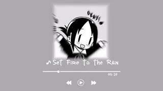 [8D audio] Adele - Set Fire to the Rain (sped up & reverb)