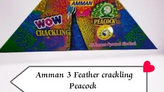 Amman Crackling 3 Feather Peacock | 2023 Testing Video | www.universalpyro.in | Crackers Unboxing