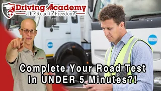 How to Complete Your CDL Road Test in FIVE MINUTES - Driving Academy