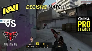 DECISIVE MATCH! - NaVi VS Heroic - FULL HIGHLIGHTS OVERPASS | ESL Pro League 16 Playoffs | CS:GO