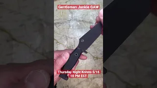 Beckwith Covert GAW for Gentleman Junkies on Thursday Night Knives -- #edc #knife #theknifejunkie