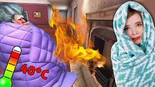 Straszna Nauczycielka ROZCHOROWAŁA SIĘ Przez ŻART ! 🤒🤧 Scary Teacher 3D #4