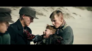 Land Of Mines Scene "Wilhelm Lebern hit by a mine"