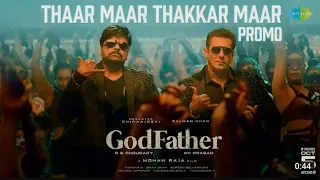 Chiranjeevi Salman Khan dance Thaar Maar Song | God Father | Megastar  | Thaman S | mohan Raja |