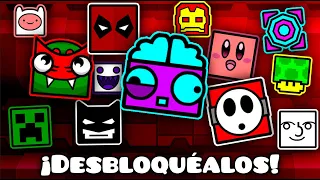 Cómo Desbloquear TODOS LOS CUBOS (hasta Geometry Dash 2.113)