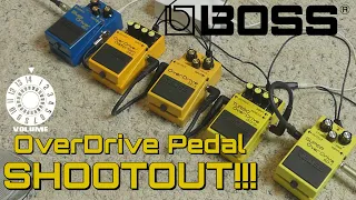 Boss OverDrive Pedal Shootout | What ARE The Differences Between All Of These?