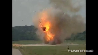 Tow missile explosions great sound and slo mo.