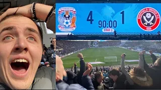 PYRO, GOALS & LIMBS AS COVENTRY BATTER BLADES! || Coventry City 4-1 Sheffield United Match day Vlog