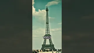 The Eiffel Tower Through The Years #shorts #eiffeltower #france