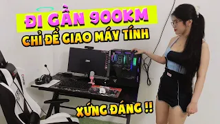 Vlog lắp máy - Đi gần 900km chỉ để giao PC Gaming cho nữ STREAMER