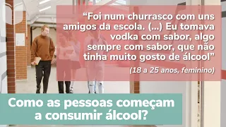 Pesquisa: Por que as pessoas começam a consumir bebidas alcoólicas?