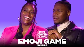 The Cast of 'They Cloned Tyrone' Tries to Guess Movies Using Only Emojis | Entertainment Weekly
