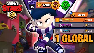 EDGAR RANK 35 SI 1280 TROFEE - LOCUL 1 GLOBAL! Brawl Stars