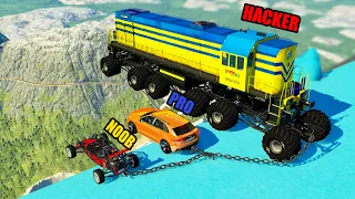 NOOB vs PRO vs HACKER #42- Beamng drive