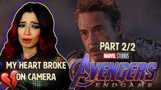 P2/2 AVENGERS: END GAME made me cry MORE than infinity war | reaction, review & first time watching