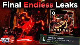 TDX Final Endless Mode Leaks #31 (Endless Icon, Calamity, Achievements) - Tower Defense X Roblox