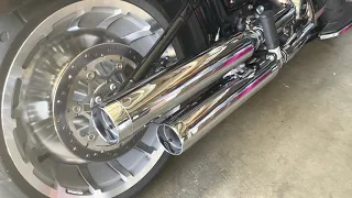 2021 Harley Fatboy Street Cannon swap out from stock