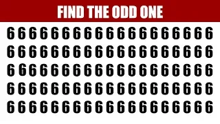 How Good Are Your Eyes? | Find The Odd Letter and Number Out | Logical Riddle