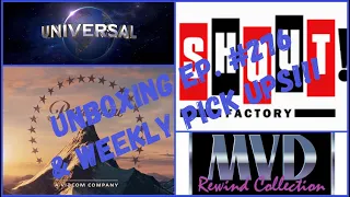 Unboxing Ep. #276 & Weekly Pick Ups 12/12/23 (Universal, Paramount, Shout Factory & MVD!!!)