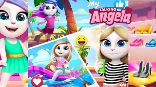 My Talking Angela Gameplay - Great Makeover For Children HD 2018