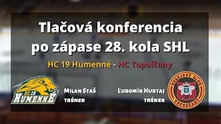 TK po zápase HC 19 Humenné - HC Topoľčany (10.02.2021)